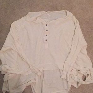 Free people high low flowy top
